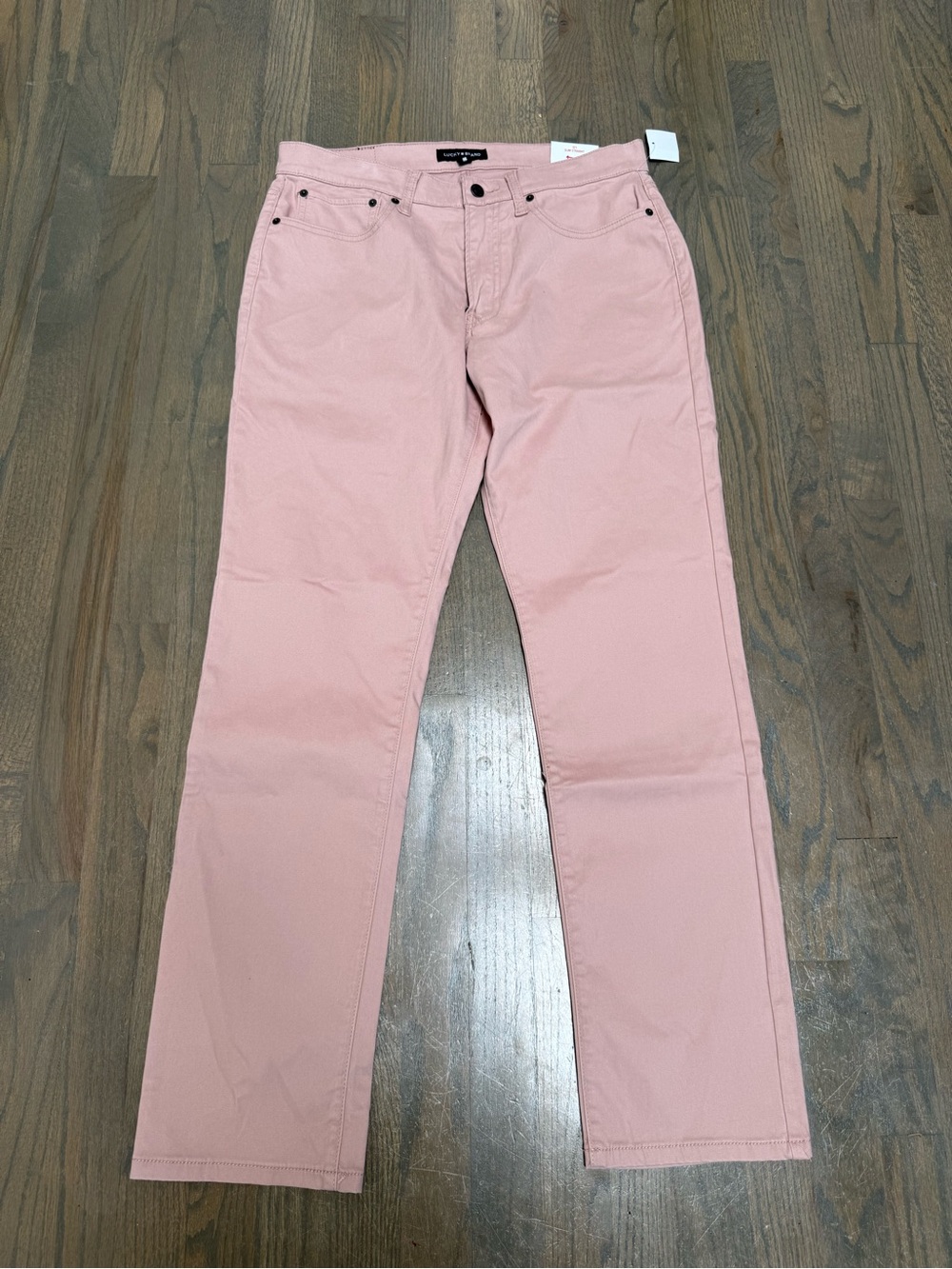 Lucky Brand Blush 33x32 Slim Straight Jeans